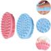 Beavorty 3 Sets Silicone Shampoo Brush Set - Ultimate Scalp Scrubber for Men | Head & Body Massage Device for Healthy Hair - Buy Online on GoSupps.com
