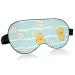 Haskirky Light Blocking Eye Mask Breathable and Adjustable Adult Men and Women Travel on Business Trips Yoga Meditation Light Smooth Comfortable Eye Mask Office Deep Sleep Goodies Daisies and Cute