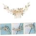 Didiseaon 1pc Pearl Comb Pearl Wedding Comb Gold Hair Ties Bride Hair Comb Bridal Headpiece Crystal Hair Clips Sparking Handmade Comb Barrette Gold Tiara Women's Manual Accessories - Buy Online on GoSupps.com