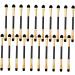 Hemoton 40 Pcs Double Ended Eyeshadow Brush Eyeshadow Makeup Brush Small Eyeshadow Brush Eye Shadow Brush for Makeup Eye Brush for Makeup Precision Eye Shadow Brush Makeup Eyeshadow Brush 12.50X0.50X0.50CMx2pcs Goldenx2pcs - Buy Online on GoSupps.com