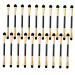 Gogogmee 20pcs Double Ended Eyeshadow Brush Eye Shadow Brush for Makeup Eyeshadow Brush for Women Make up Eyeshadow Brush Makeup Brush Precision Eye Shadow Brush Eye Makeup Tool Eye Brush