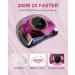 UV Light for Nails - MIRAGE LAYON UV Nail Lamp with 63 Beads 4 Timer Settings Auto Sensor - Professional Gel Nail Light Gift for Women & Girls - Purple - Buy Online on GoSupps.com