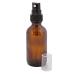 RETYLY 100ML Amber Glass Spray Bottle with Black ATOMISER Sprays Refillable Container for Essential Oil/Aromatherapy Use