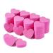 40Pcs Heart Shape Double Sided Disposable Nail File Strips Nail Mini Buffer Block File Sponge Nail Buffers for Shaping and Smoothing Toenails and Fingernails  Pink
