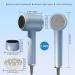 Professional Portable Hair Dryer 1500W - Fast Drying with Nozzle & Diffuser - Low Noise Travel-Friendly (Baby Blue - Buy Online on GoSupps.com
