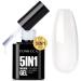 Tomicca 5 in 1 structure for Geln gel 15ml Builder Nail Gel UV/LED Gel N gel N gel N gel N gel Gel nail gel for nail extension Repair nail strengthening nail design (milky) milky white