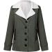 Plus Size Women's Winter Jacket | Warm Outdoor Coats with Fleece Lining and Pockets | Army Green - Buy Online on GoSupps.com