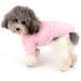 Zweitea Warm Fleece Dog Sweater for Small Dogs - Soft Winter Jacket for Puppies & Cats - Pink L (1 Pack) - Buy Online on GoSupps.com