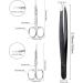 MSDADA 3 Pcs Facial Hair Scissors Set - Stainless Steel Trimmer for Men & Women | Beard, Mustache, Eyebrow, Nose Scissors for Small Detail Grooming - Buy Online on GoSupps.com