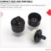 FOMIYES 10 Pcs Powder Box Portable Powder Case Cosmetics Powder Cases Empty Powder Puff Case Flocked Cotton 7x4cmx5pcs Blackx5pcs - Buy Online on GoSupps.com