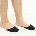 TEHAUX 8 Pairs Breathable Forefoot Toe Socks for Heels - Absorbent, Invisible, and Comfortable - Miss Black Cotton Sponge Silicone - 0.6X9X10.5CM - Buy Online on GoSupps.com