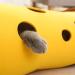 Foldable Cat Tunnels Bed with Holes - DIY Pet Play Mat for Interactive Fun - Grey Yellow Felt Cloth Design for Infinite Extension - Buy Online on GoSupps.com