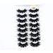8 pairs false eyelashes 23/25mm fake lashes long makeup 3d mink eyelashes eyelash extension mink eyelashes for beauty (4D-L029)