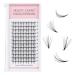 Wispy fan lashes 0.07 C 9-16MM DIY Eyelash Extensions Individual False Eyelashes Extension Lashes Cluster Natural LooK At Home Eyelash Extensions (9-16MM 0.07C)
