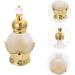minkissy 1pc Perfume Bottle Humidifier Freshener Diffusers Fragrance Small Perfumes Aroma Essential Oil Perfume Refillable Empty Bottle Travel Glasses Middle East Composite Material 9X4X4CM Golden - Buy Online on GoSupps.com