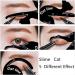 8Pcs Eyeliner Stencils for Cat Eye Winged & Smoky Eyeshadow Applicators - Quick Makeup Guide Tool - Buy Online on GoSupps.com