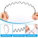 6 pieces wave metal headband metal headband unisex spring wave hair band men's headband non-slip elastic headband multiple styles for sports fitness daily make-up - Buy Online on GoSupps.com