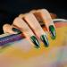 24pcs Mirror Holographic Chrome Coffin False Nails - Beautiful Glitter Chameleon Effect - Buy Online on GoSupps.com