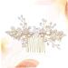 Housoutil Wedding Dress Accessories Women Hair Comb Wedding Hair Comb Crystal Hair Comb Bridal Hair Comb Hair Accessories Alloy Headgear Women's - Buy Online on GoSupps.com