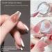 French Tip Nail Stamp Clear Silicone Stamping Kit - Soft Silicone Stamper with Jelly Scraper for Nail Art - Buy Online on GoSupps.com