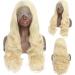Bestung 24 613 Blonde Lace Front Wig for Women - Natural Wavy Synthetic Hair - Party-Ready Style - Buy Online on GoSupps.com