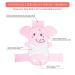 Air&TRee Baby Bath Seat Support Net - Adjustable, Quick Drying, Non-Slip Mesh Infant Bathtub Sling in Pink Elephant Design - Buy Online on GoSupps.com