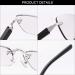 Miryea Randlos Photochrome Bifocal Reading Glasses - UV400 Spring Hinge Blue Light Block Black 2.5x - International Shipping Available - Buy Online on GoSupps.com