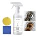Bubble Cleaner Foam Spray Pan Cleaner | Foam Cleaner No Rinse Fade-Resistant Matte Finish Dense Foam for Floor Sink Pot Faucet Stove Rowces