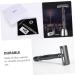 Angoily Women's Manual Safety Razor Set - Metal Double-Cutter Facial & Beard Razor for Precision Shaving - Buy Online on GoSupps.com