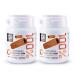 DC 24 Daily Care 100% xylitol chewing gum cinnamon sugar -free and vegan without titanium dioxide without aspartame 2 x 60 pcon can bigpack with 120 chewing gum