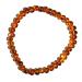 Baltic Amber Adult Bracelet for Adults - Cognac - Elastic 7 inches - Alternative Pain and Inflammation Relief