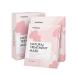HealSmart 5 Pack Facial Mask Intensive 72 Hour Deep Hydrating & Instant Brightening Face Mask Sheet Improve Skin Clarity and Radiance  for All Skin Types  High Capacity  Made in Korea 5 Count (Pack of 1) Hydrating and Br...