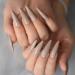 24pcs Natural Look Glossy Light Brown Acrylic Full Cover False Nails - Perfect for Easy Stylish Nail Art - Buy Online on GoSupps.com