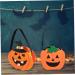 Alipis 4pcs Halloween Candy Bag Decor Halloween Treat Bag Pumkins Children Bucket Modeling Felt Cloth - Buy Online on GoSupps.com