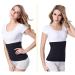 IPENNY Warm Knitted Elastic Abdominal Binder with Body Warmer Pockets - Kidney and Stomach Support Belt | Postpartum Belly Band | Black XL (32-39 inches - Buy Online on GoSupps.com