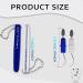 Blmhtwo 2 Routing Teeth Cleaning Tools - Travel Dental Pick Kit Plaque Remover with Keychain & Stand - White/Blue Compact Size - Buy Online on GoSupps.com