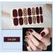 10 Sheets Leopard Full Wraps Nail Polish Stickers with Nail File MWOOT Nail Stickers Strips Self-Adhesive Nail Art Decals Designs for Women Girls - Buy Online on GoSupps.com
