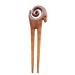 Marycrafts Wooden Ram Symbol Hair Pin - Handcrafted Hair Fork Stick for Unique Hair Accessories - Buy Online on GoSupps.com