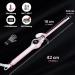 9mm Mini Curling Iron - Professional LCD Display 140-200 Adjustable Temperature Fast Heating Ceramic Rod Includes Heat-Resistant Glove & Hair Clips - Pink - Buy Online on GoSupps.com