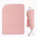 Heat Mat for Hair Straighteners Silicone Heat Resistant Mat for Curling Irons Heat Proof Protection Mat for Travel Home Salon Flat Iron Hair Styling Tools(8.58X 6.2 Pink)