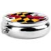 Maryland Flag Round Pill Box | 3 Compartment Portable Travel Organizer for Medicine & Vitamins - Buy Online on GoSupps.com