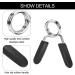 Buy Butyeak FederClip Dumbbell Clamps - 30mm Spring Closure for Strength Training & Weightlifting - 4pcs Sports Spring Locks - Buy Online on GoSupps.com