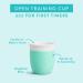 Munchkin C'est Silicone! Open Training Cup | 2oz Mint | Babies & Toddlers 4 Months - Buy Online on GoSupps.com