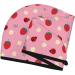 Hair Towel Wrap for Quick Drying | Cute Strawberry & Ladybugs Design | Towel Turban with Button for Effortless Hair Care - Buy Online on GoSupps.com