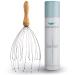 Fuchsi head spider |High quality head massage |Graved wooden handle |For the perfect relaxation20 soft metal sensors |Massage spider head massager