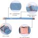 Lionet Paw's Comfortable Silk Dog Collar - Removable Fly Collar for Medium Dogs (34-55cm) - Blue - Buy Online on GoSupps.com