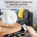 MEIDI Essential Oil Diffuser - Remote Controlled Aromatherapy Moon Lamp with Cool Mist Humidifier - Buy Online on GoSupps.com