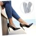 9 Pairs Anti-Wear Foot Stickers - Wear-Resistant Anti-Slip Heel Pads for High Heels | Cow Leather Cushion & Rear Heel Sticker - Grey - Buy Online on GoSupps.com