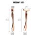 2PCS Metal Eye Cream Applicator Wand Stick | Face Roller & Eye Massager Tool for Women | Reduce Puffiness & Wrinkles - Buy Online on GoSupps.com