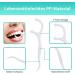 Yuede Dental Floss Sticks - 300 + 40 Disposable Interdental Flossers | Y-Shaped Design Toothpicks for Effective Dental Care - 6x50 + 40Pcs (White) - Buy Online on GoSupps.com